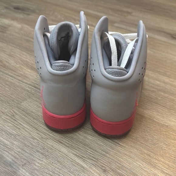 Women's Jordans Gray and Pink Sneakers - Picture 7 of 8